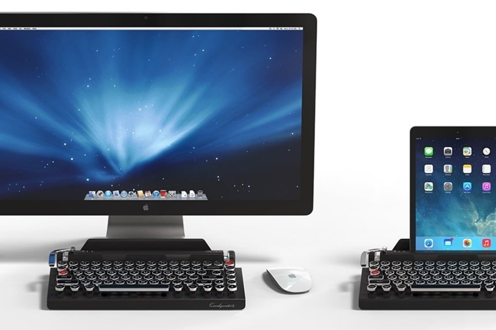 The Qwerkywriter S can be connected to multiple wireless devices at the same time. So you can have a mobile phone, a tablet, and a laptop all connected wirelessly to the Qwerkywriter S. Made for professionals and type-warriors, the Qwerkywriter S can perform at the highest levels without dropping letters or strokes.