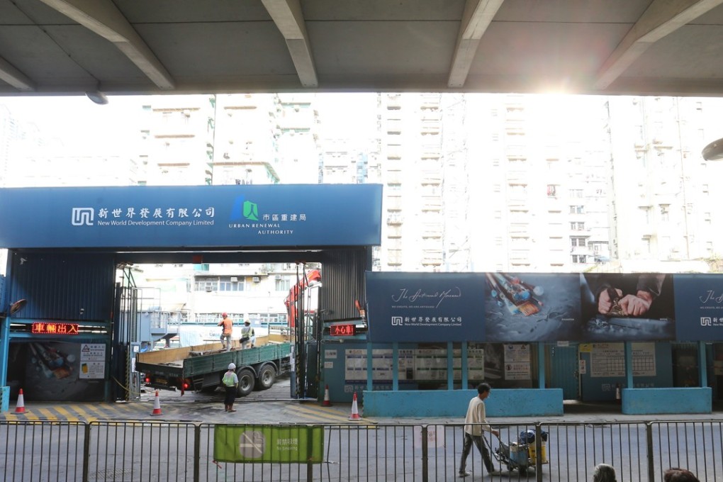 A view of the construction site at the junction of Sheung Heung Raod and Kowloon City Road. Photo: Dickson Lee