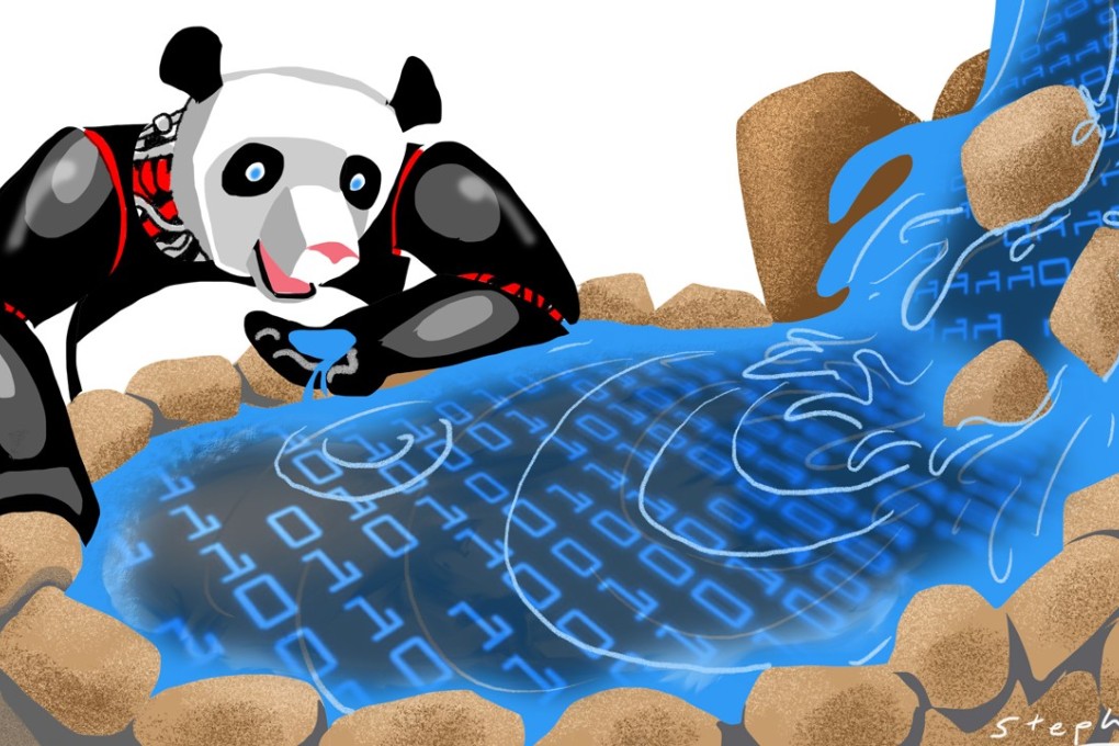 China is pushing ahead aggressively with its plan to become a world leader in artificial intelligence. Illustration: Craig Stephens