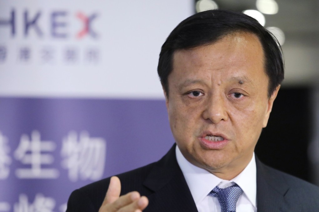 Charles Li Xiaojia, chief executive of Hong Kong Exchanges and Clearing. Photo: Edward Wong