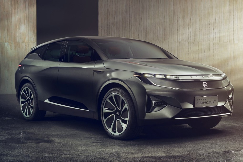 The Byton smart intuitive vehicle was first shown at CES in Las Vegas in January. Photo: Handout