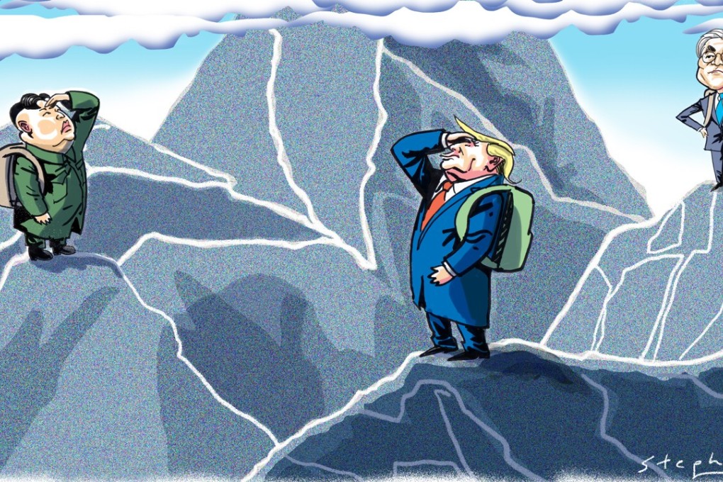Whichever venue is chosen, just by agreeing to meet, Kim Jong-un and Donald Trump have heightened expectations. Illustration: Craig Stephens