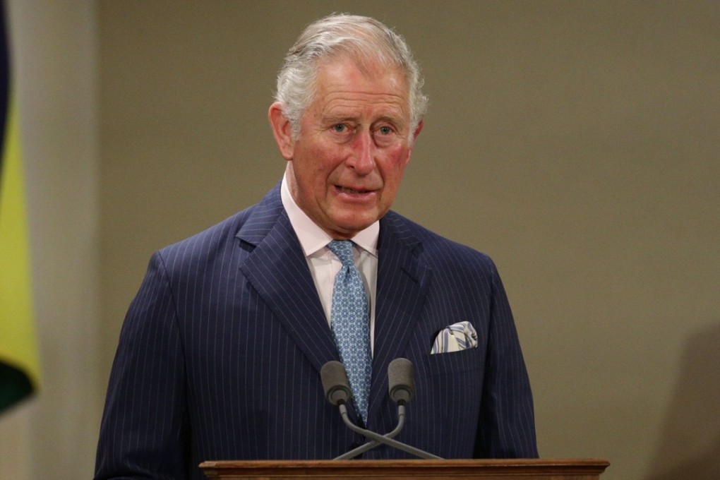 Prince Charles speaks at the formal opening of the Commonwealth heads of government meeting at Buckingham Palace in London on Thursday. Photo: AFP