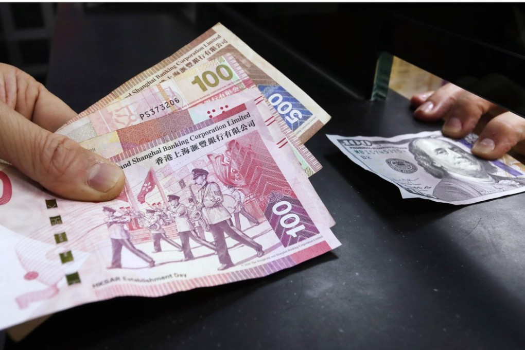 The HKMA’s purchases cut the aggregate balance of liquidity to HK$128.52 billion from around HK$180 billion last Thursday. Photo: Jonathan Wong