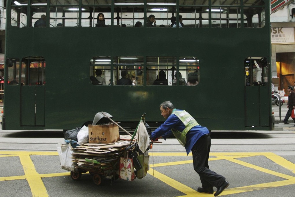 As of May 2017, one-third of the workers in Hong Kong’s 15 lowest-paying sectors – about 278,500 people – were paid less than HK$42 per hour. Photo: Reuters
