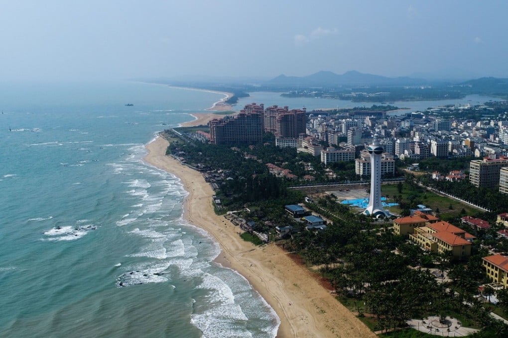 Aerial photo of coastal Boao Town in Hainan Province. Photo: Xinhua