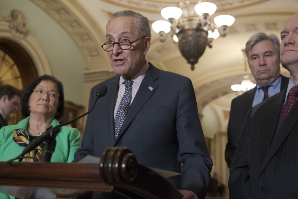 The bill introduced by Senate Minority Leader Chuck Schumer of New York would allow states to decide whether to make marijuana available commercially. Photo: AP
