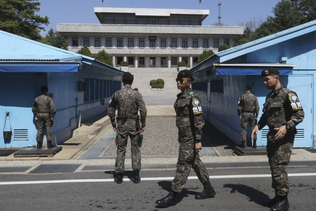 South Korean soldiers at the border with the North. Photo: AP