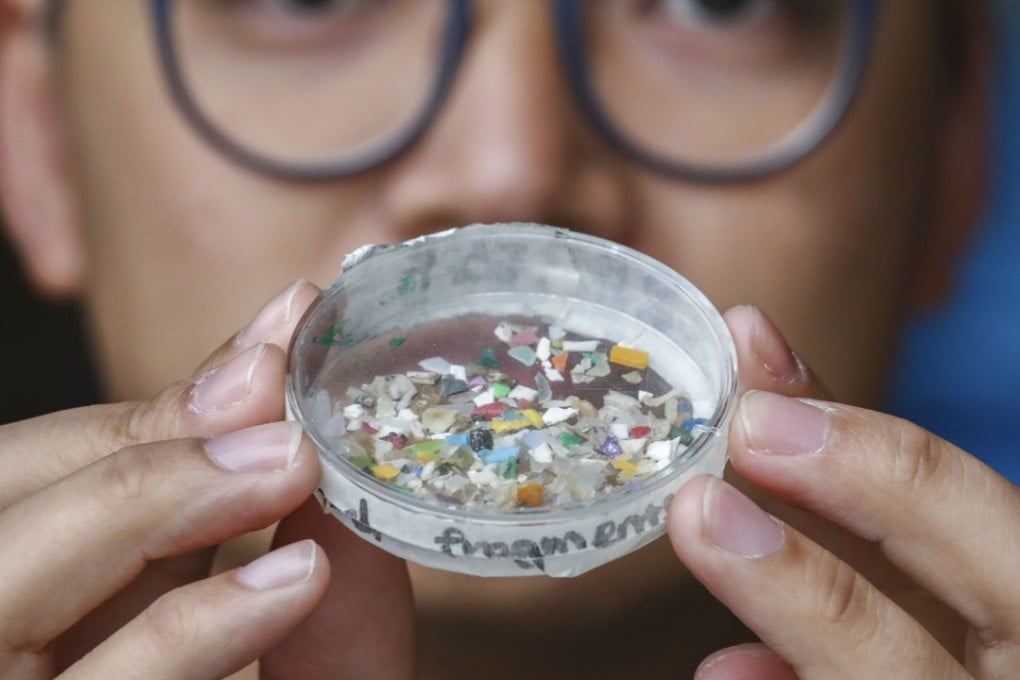 Microplastics are small fragments of less than 5mm in diameter. Photo: Nora Tam