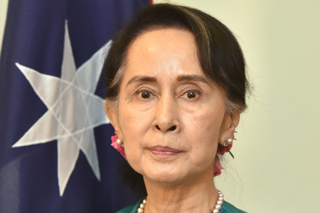 Myanmar’s State Counsellor Aung San Suu Kyi waits a meeting with Australian officials during her visit to Parliament House in Canberra on March 19, 2018. Photo: AFP