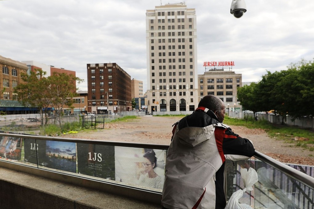 The site of the Kushner Companies’ One Journal Square apartment project in Jersey City, New Jersey, on May 9, 2017. Nicole Meyer, Jared Kushner's sister, spoke about her brother at a conference for Chinese investors as she tried to persuade the wealthy guests to invest in the project. Jared Kushner is US President Donald Trump’s son-in-law and White House adviser. Photo: Getty Images via AFP