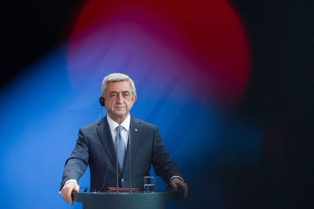 Serzh Sargsyan in April 2016. Photo: AFP