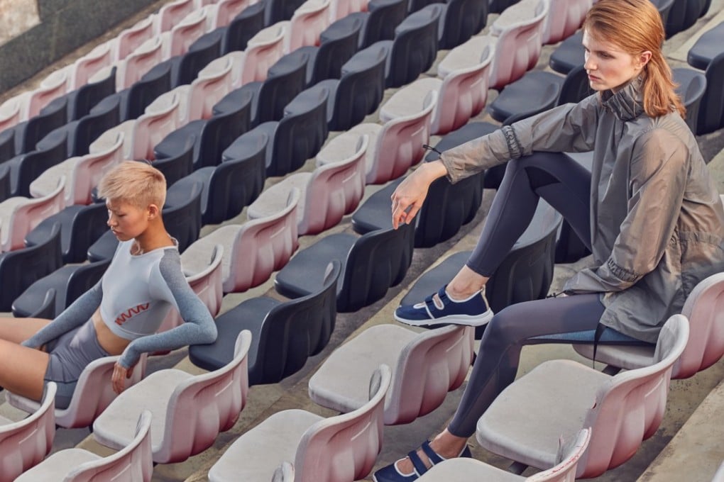 Outfits from designer sportswear brand Particle Fever’s latest collection.