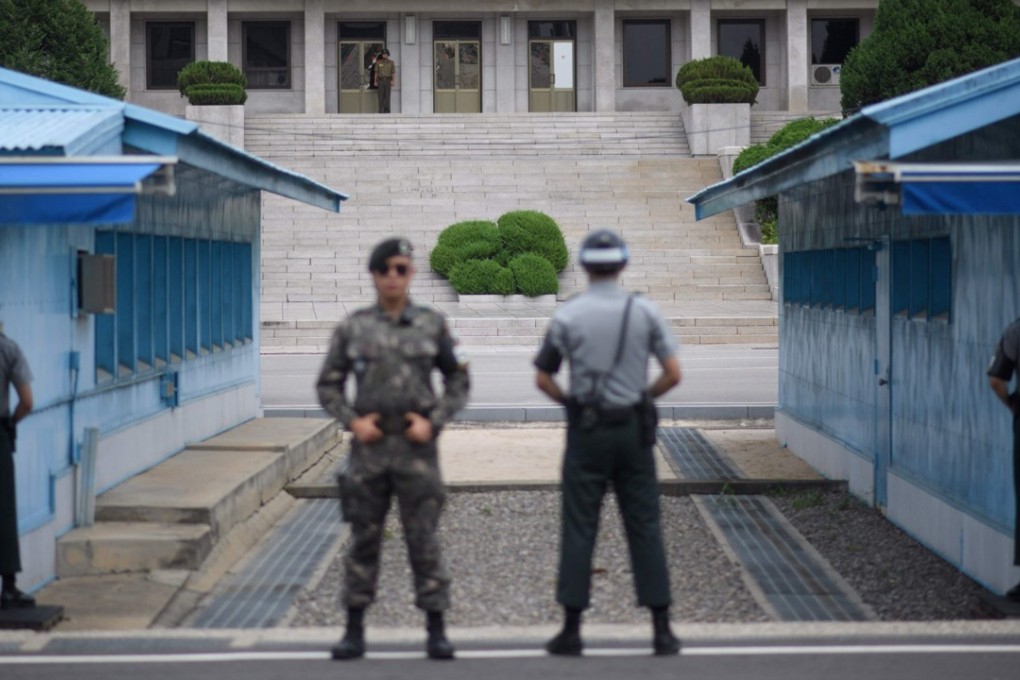 A summit meeting between South Korean President Moon Jae-in and North Korean leader Kim Jong-un is expected to take place in the border village of Panmunjom on Friday. Photo AFP