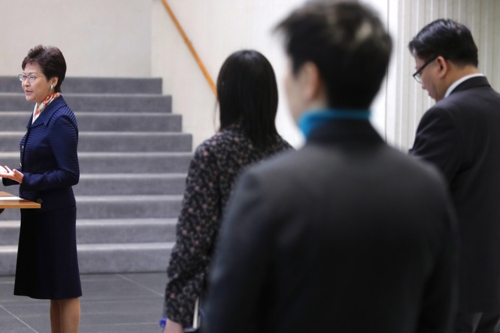 Hong Kong Chief Executive Carrie Lam Cheng Yuet-ngor. Photo: Sam Tsang