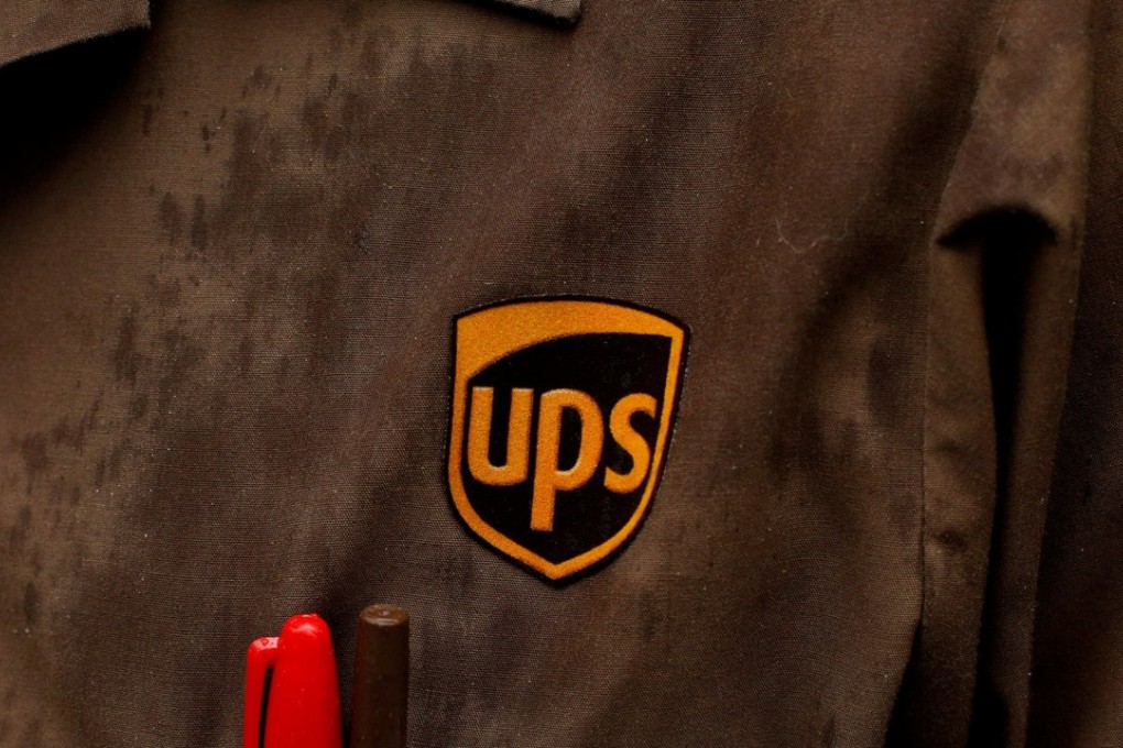A detail of a UPS uniform is seen in Seattle on November 9, 2017. A change-of-address scam moved the company’s headquarters from Atlanta, Georgia, to a small flat in Chicago. Photo: Reuters