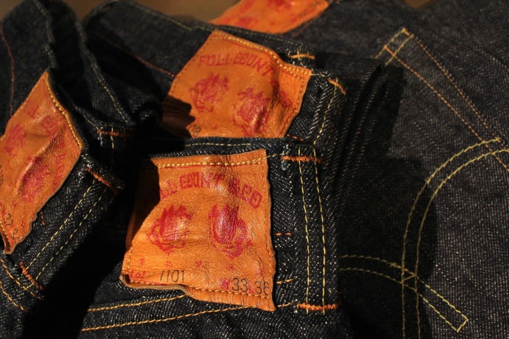 Full Count’s denim jeans feature 12 different types of threads for durability.