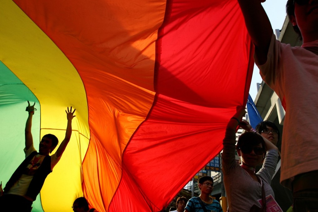 The rainbow flag for the LGBT community will be seen flying during the 2022 Gay Games in Hong Kong. Photo: Jonathan Wong