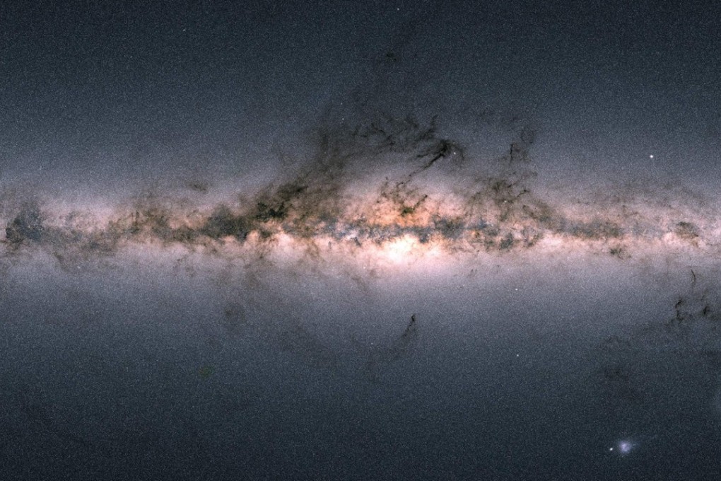 Gaia’s all-sky view of our Milky Way Galaxy and neighbouring galaxies. Photo: AFP/European Space Agency