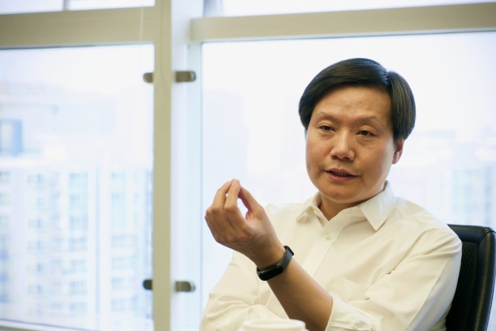 Lei Jun, the founder, chairman and chief executive of Xiaomi, speaks in an interview at the company's Beijing headquarters. Photo: Tom Wang