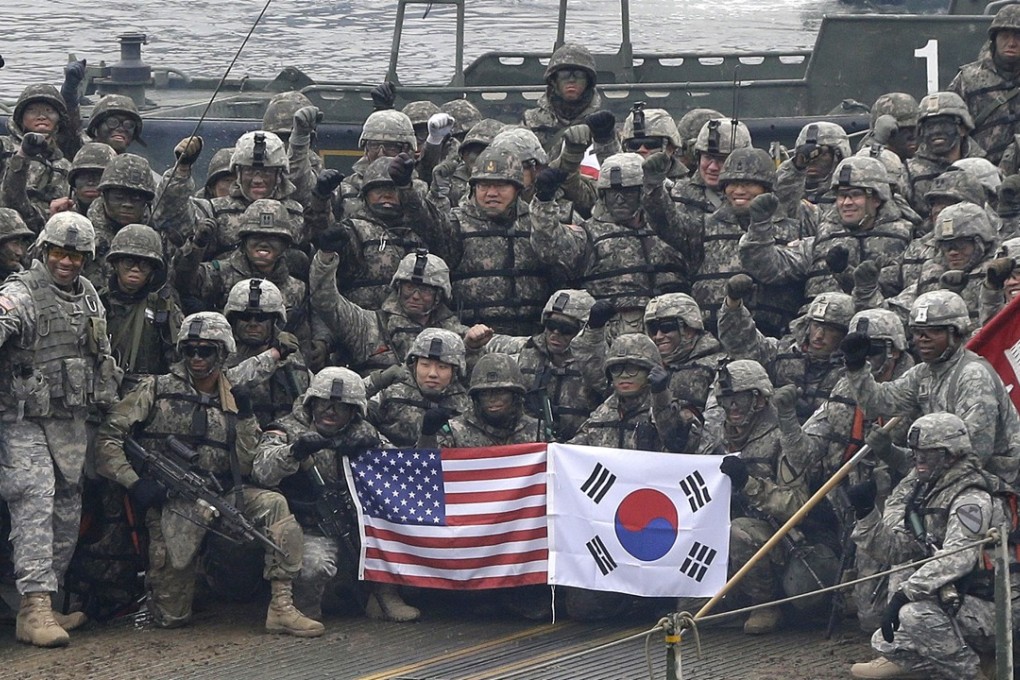 US and South Korean troops pictured during an 2015 joint exercise. Any lasting deal on the peninsula will need US support: Photo: AP