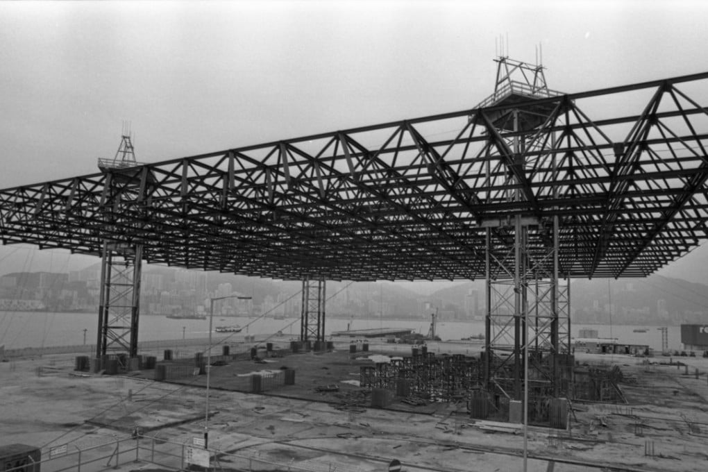 The Hong Kong Coliseum in Hung Hom under construction, in January 1978. Picture: SCMP