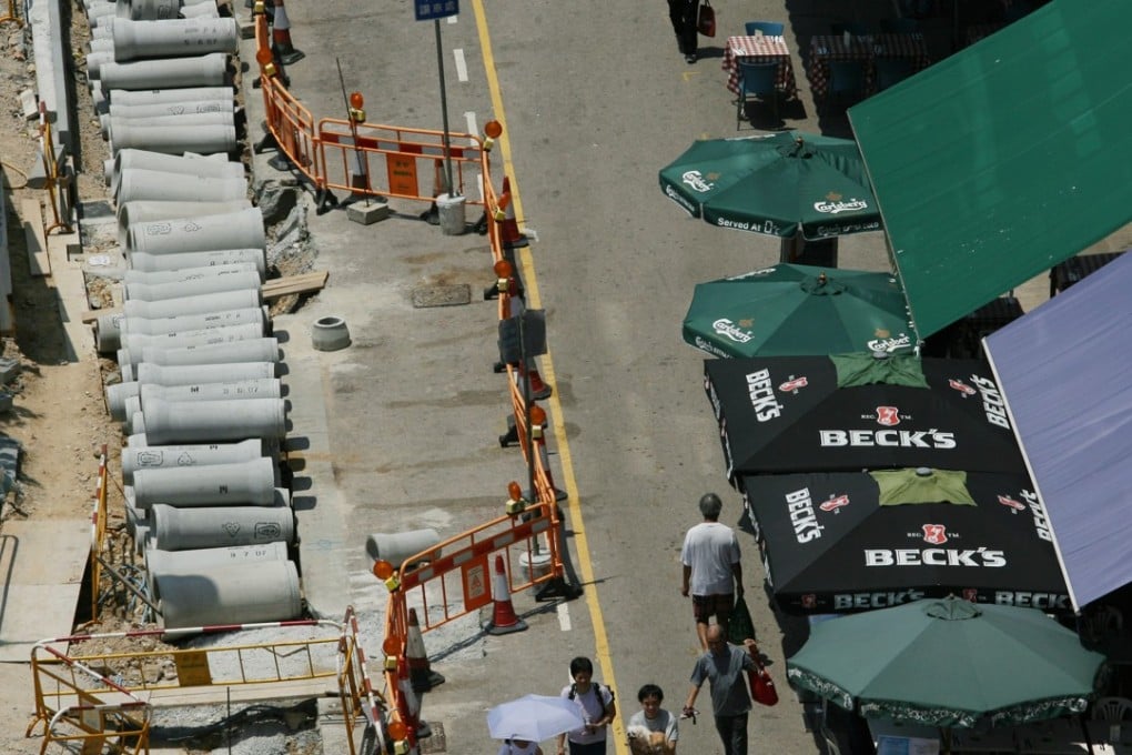 Extension requests for road projects were also on the rise. Photo: Oliver Tsang