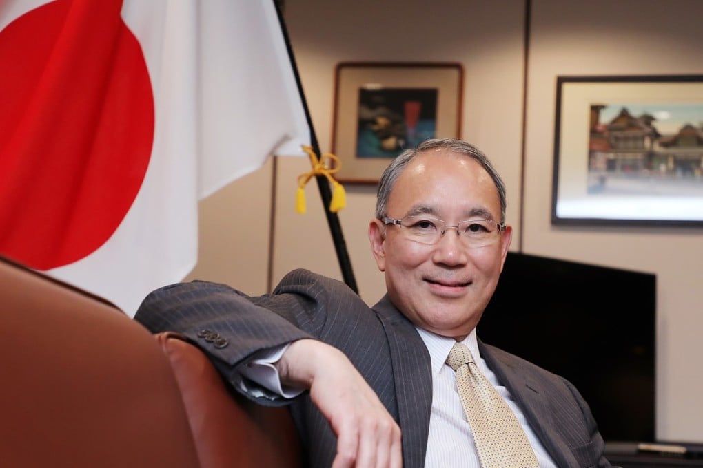 Kuninori Matsuda, ambassador and consul general, says that the young generation of Japan is encouraged to learn Mandarin and Cantonese, including his two sons. Photo: Edward Wong