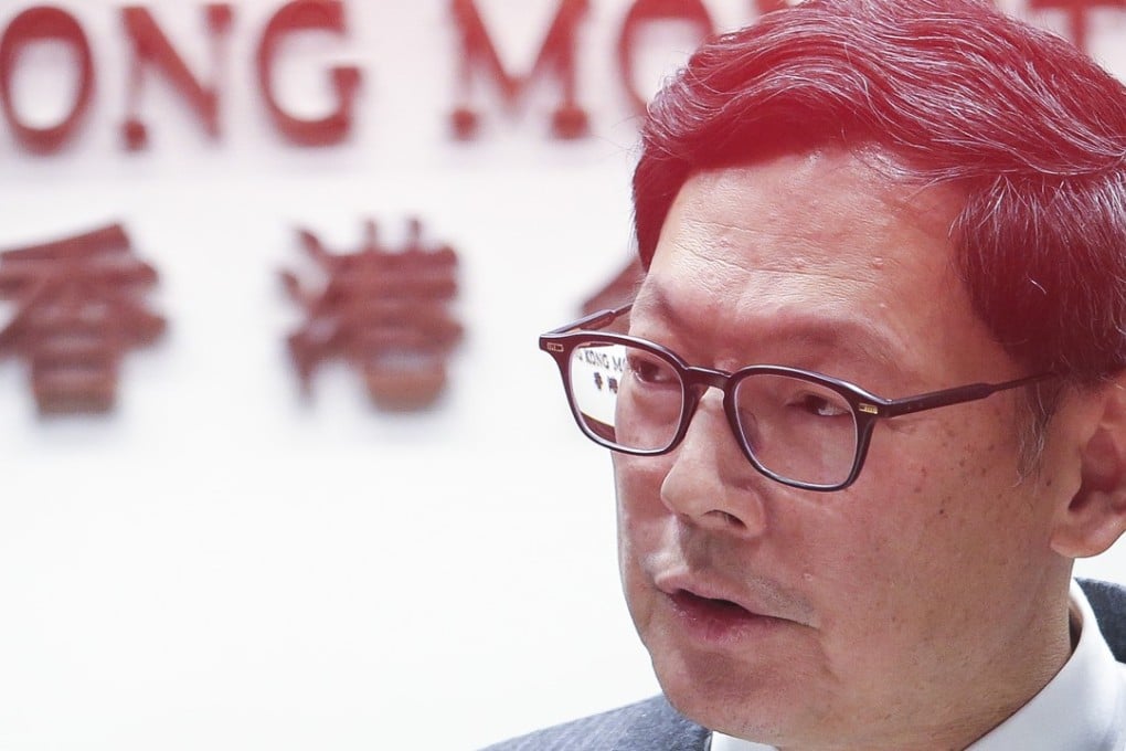 Hong Kong Monetary Authority chief executive Norman Chan attends a press conference in Central, in January this year. Photo: David Wong
