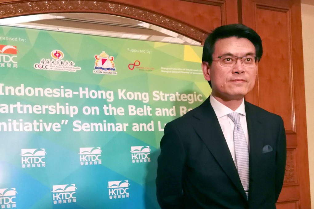 Trade minister Edward Yau was speaking on the sidelines of an official trip to Jakarta. Photo: Su Xinqi