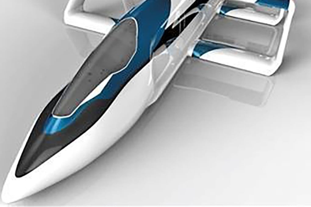 Illustration of the high-speed aerotrain that could run 400 to 500 kilometres per hour, developed by China and Japan in a joint effort. Photo: People’s Daily Online