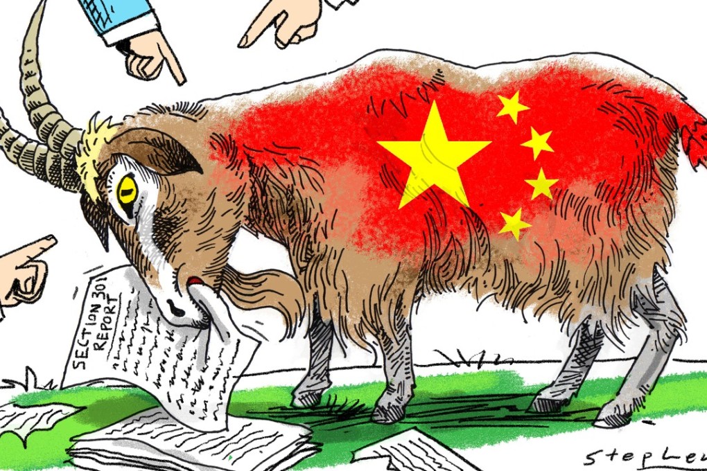 The case made by the US trade representative is an embarrassing symptom of a scapegoat mentality that has turned America into a nation of whiners. Illustration: Craig Stephens