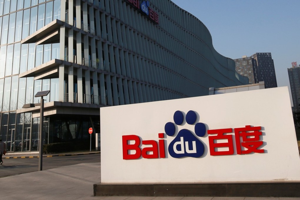 Baidu’s revenue rose about 24 per cent to 20.91 billion yuan in the first quarter ended March 31. Photo: Reuters