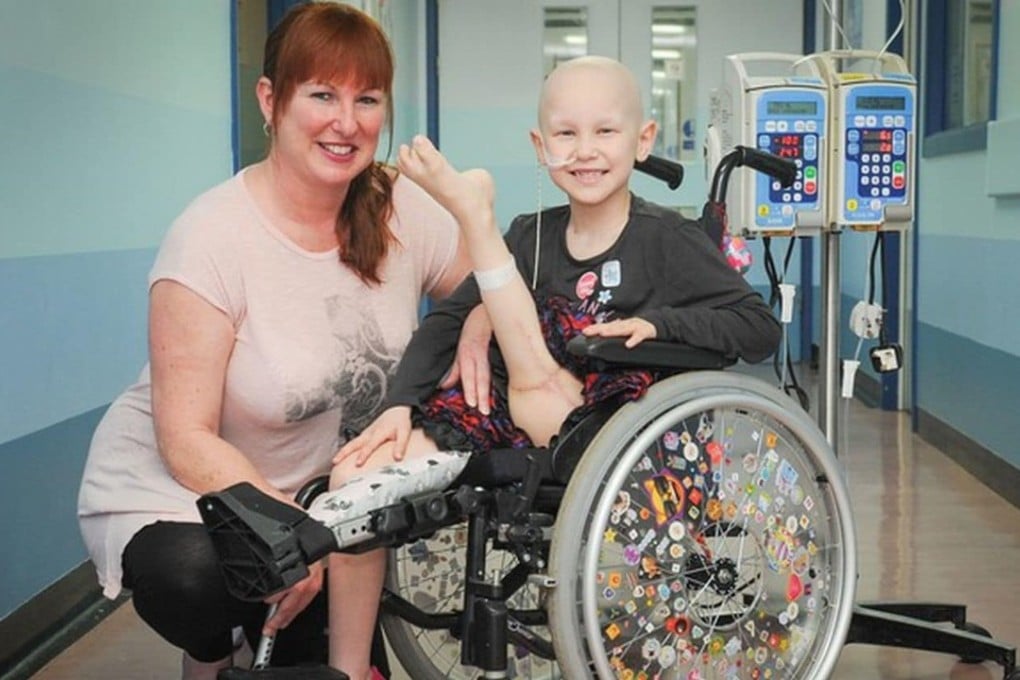 Amelia Eldred and mother Michelle at Birmingham Children’s Hospital. Photo: BPM Media / Washington Post
