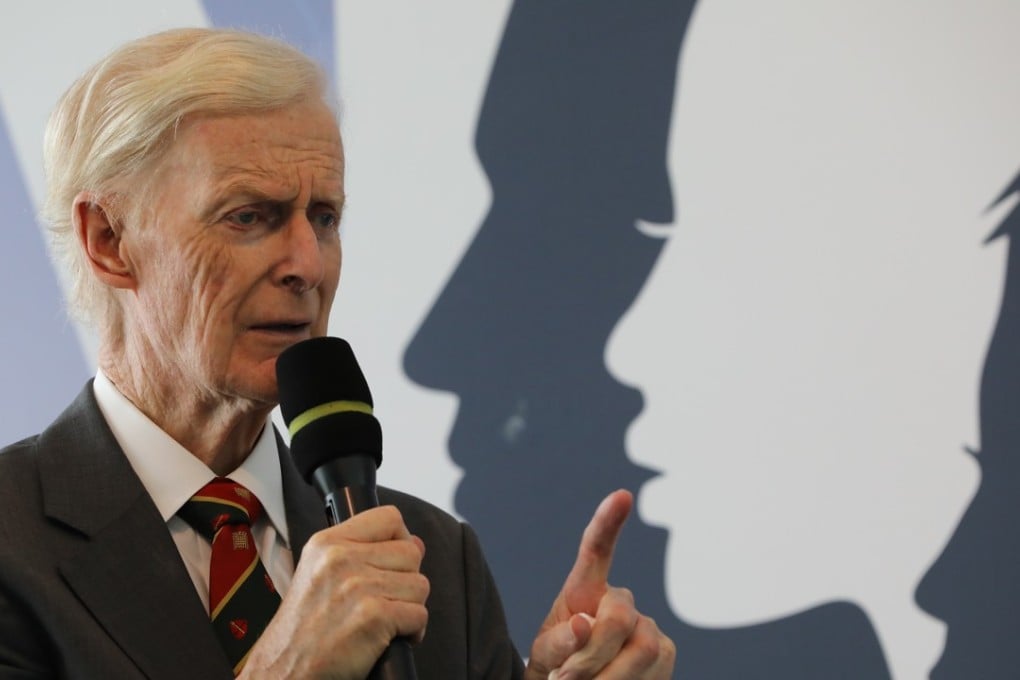 Ian McColl speaks during a panel discussion at the International Conference on combating Human Trafficking. Photo: Edward Wong