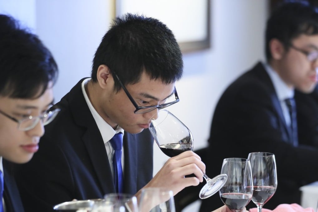 The Hong Kong University of Science and Technology team at the Left Bank Bordeaux Cup Asia competition, which they went on to win. Picture: Left Bank Bordeaux Cup
