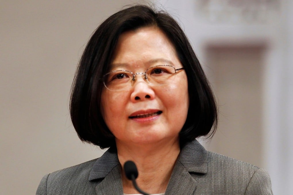 Taiwanese President Tsai Ing-wen said a meeting could take place with the mainland leader “without any political precondition and on an equal footing”. Photo: AP