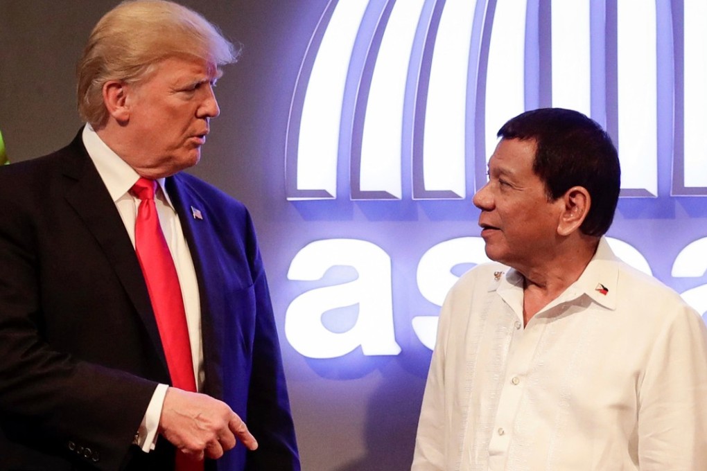 US President Donald Trump and Philippine President Rodrigo Duterte. Photo: AP