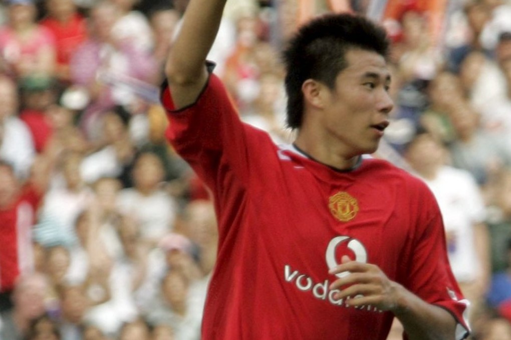 The strange signing of Dong Fangzhou, pictured scoring at Hong Kong Stadium in preseason in 2005, was an augur of the future for Manchester United – and the rest of the world’s biggest clubs. Photo: EPA
