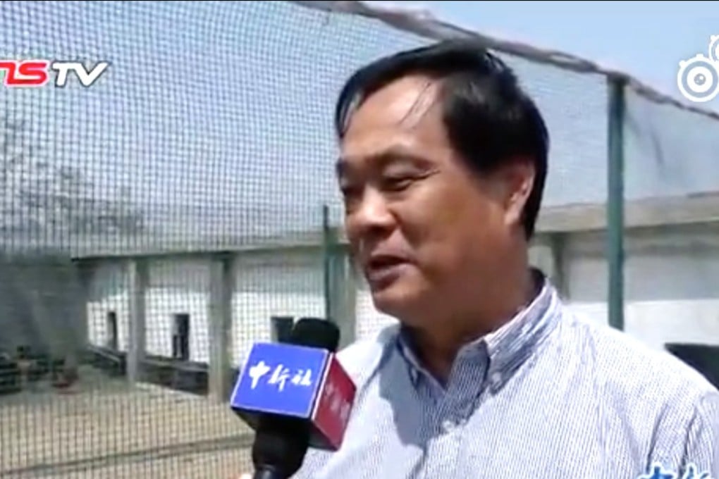 Li Yanrong says his cockroach farm is an environmentally friendly way of disposing of food waste. Photo: CNSTV