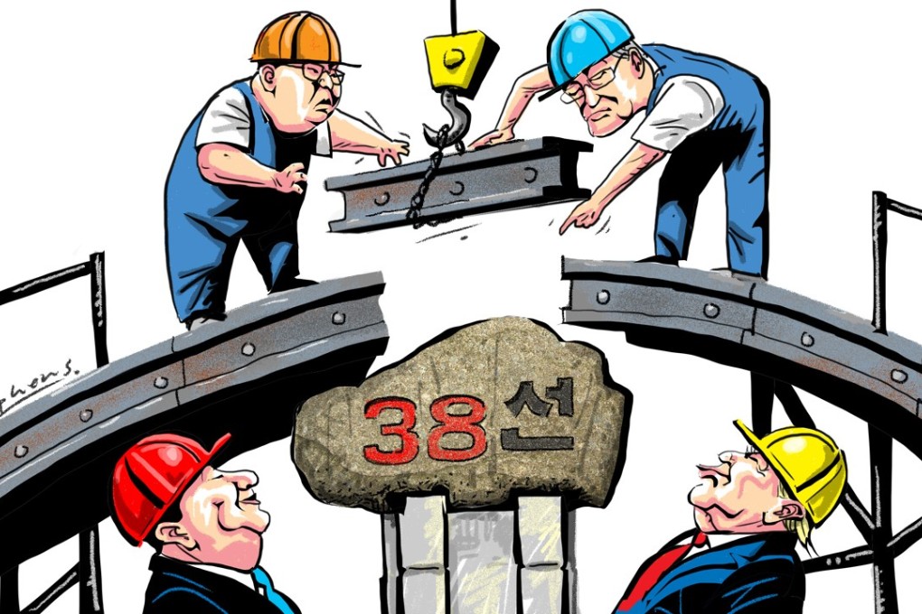 An arrangement that allows for the peaceful co-existence of the two Koreas could enable the Koreans finally to work out how to build a unified nation on their own. Illustration: Craig Stephens