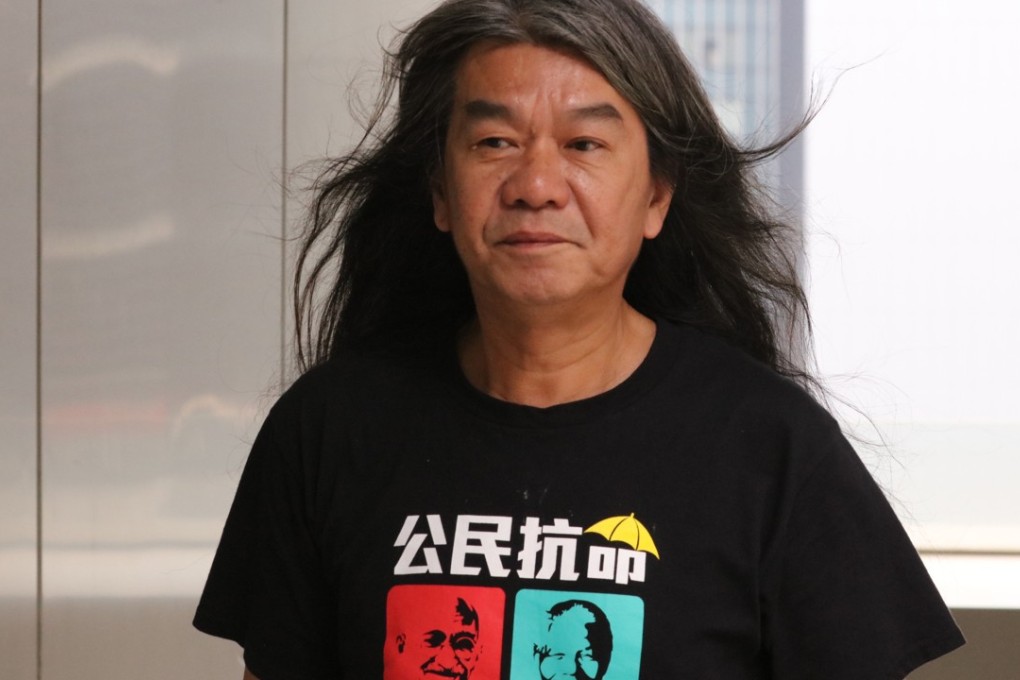 Leung Kwok-hung arrives at the High Court. Photo: Felix Wong