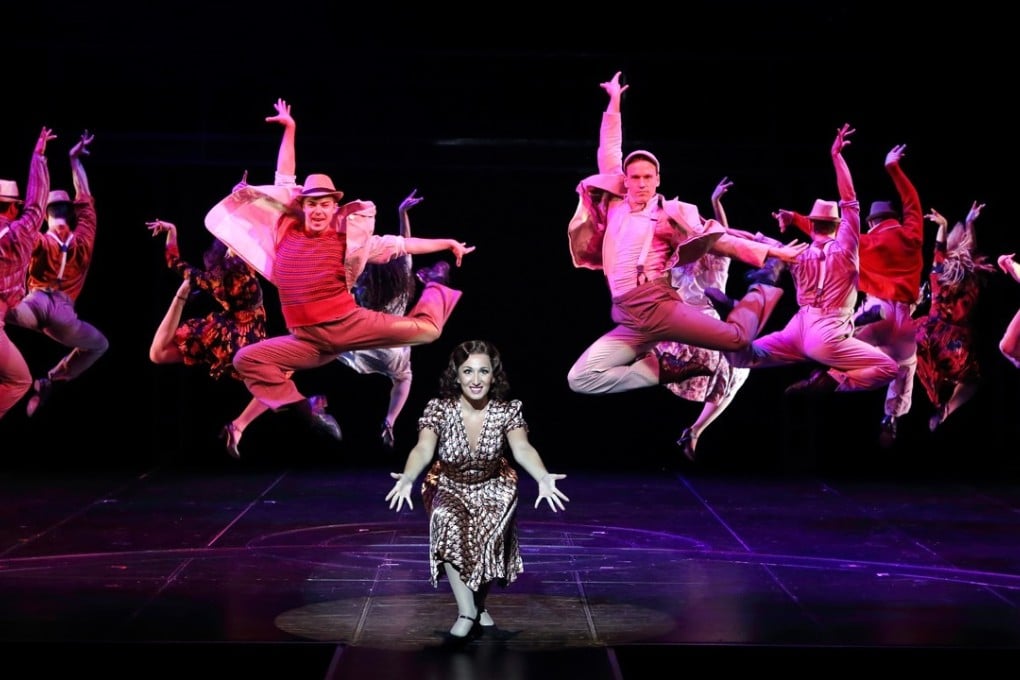 Emma Kingston (centre) as Eva Peron in the musical Evita. Photo: Pat Bromilow-Downing