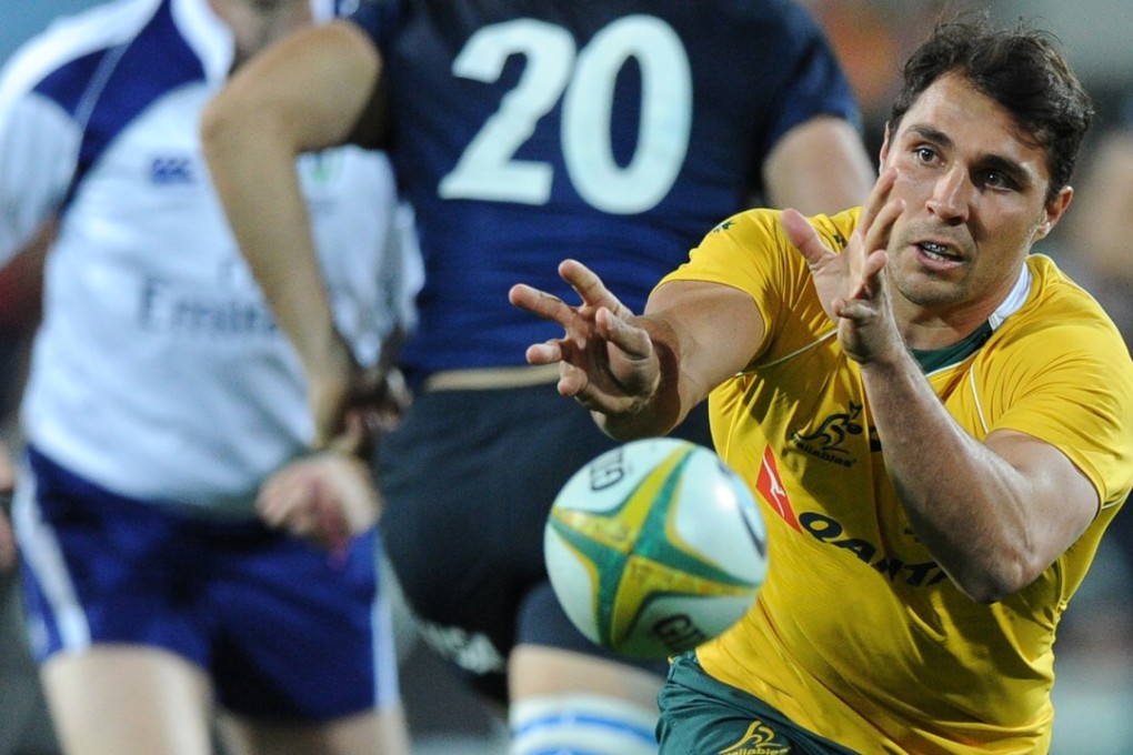 Wallabies back Nick Phipps. Photo: AFP