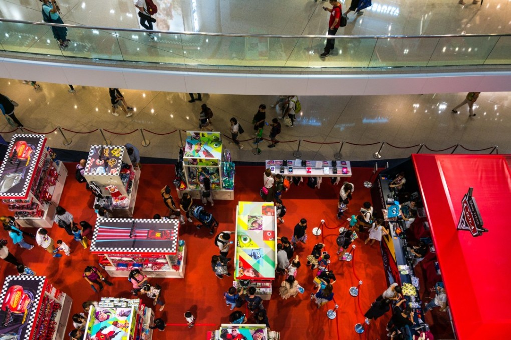 Disney Pixar pop-up store at a Hong Kong mall. Photo: Alamy