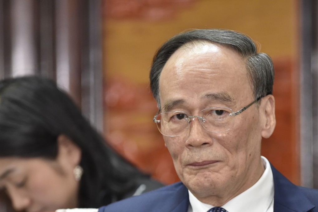 Vice-President Wang Qishan is seen as Xi Jinping’s right-hand man. Photo: AP