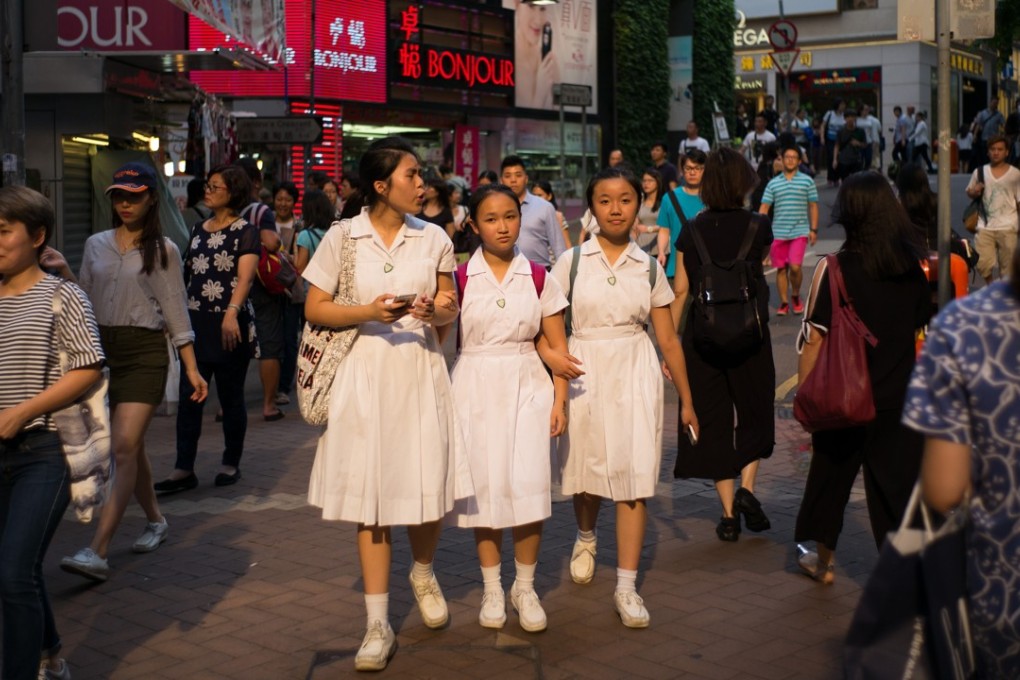 Most Hong Kong schools are fairly strict about uniform. Photo: AFP