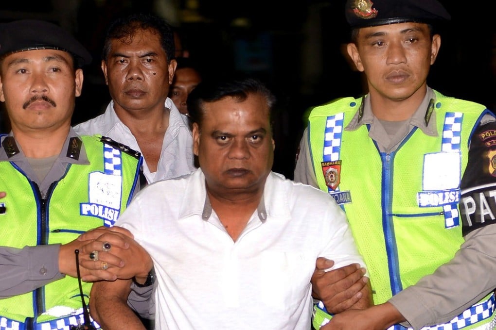 Chhota Rajan after being arrested in Bali. Photo: AFP
