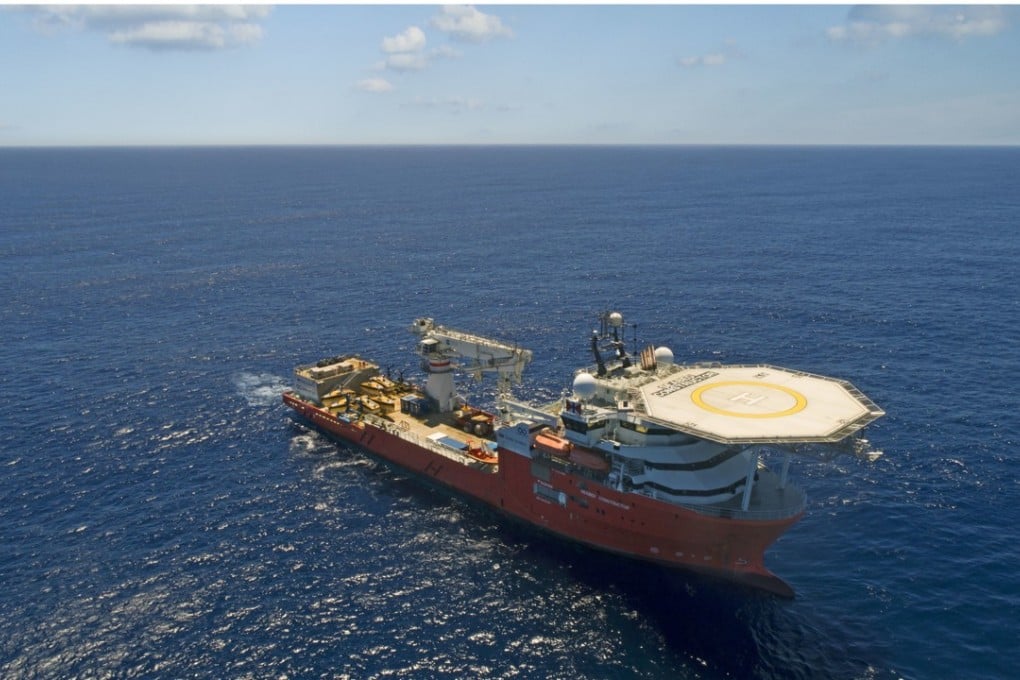 Ocean Infinity vessel Seabed Constructor which has been dispatched to the southern Indian Ocean to search for the wreckage of the missing plane, MH370. File photo: AP