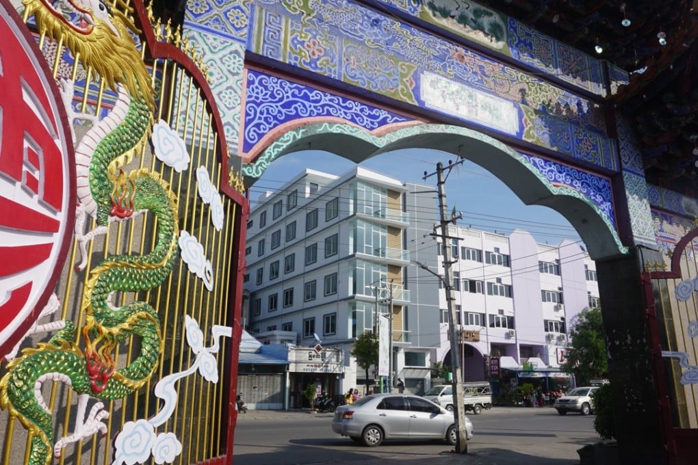 A Chinese temple in the heart of Mandalay, one of many in the city. Photo: AP